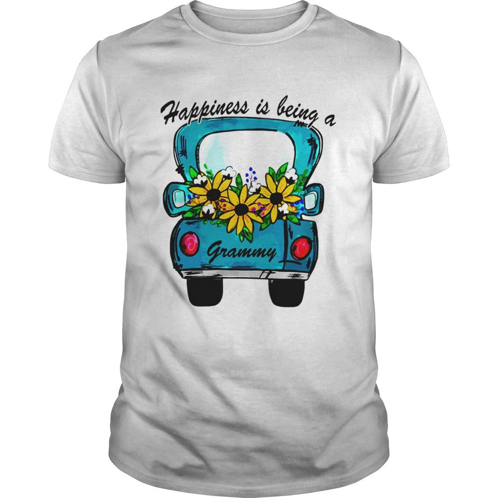 Sunflower Happiness Is Being A Grammy Tshirt